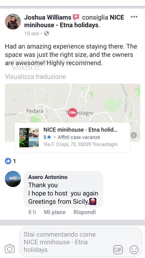 טרקסטאני Nice Mini House - Tra L'Etna Catania Taormina E Il Mare מראה חיצוני תמונה